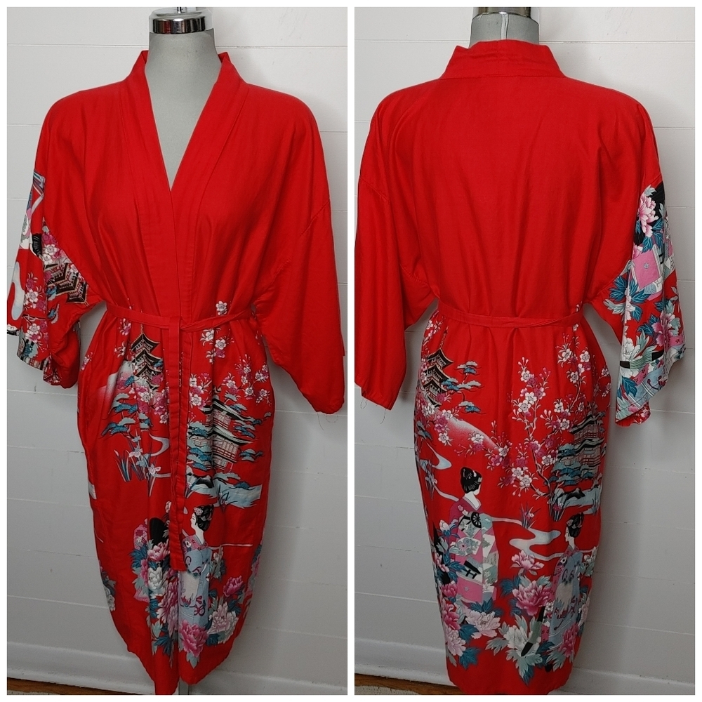 Vintage Japanese kimono one size